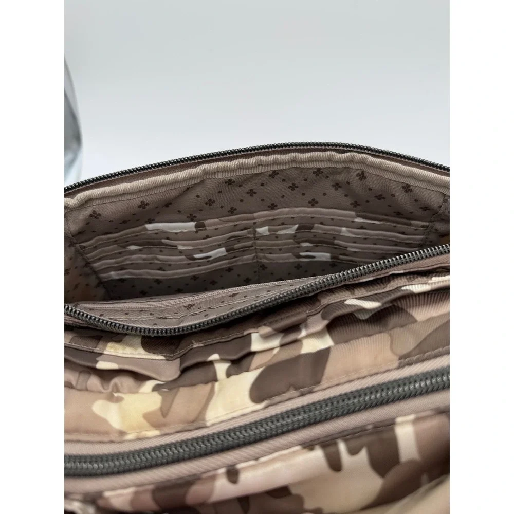 Lug Trolley 2 Crossbody Bag Camo Taupe Unisex Travel Organizer Quilted Bag